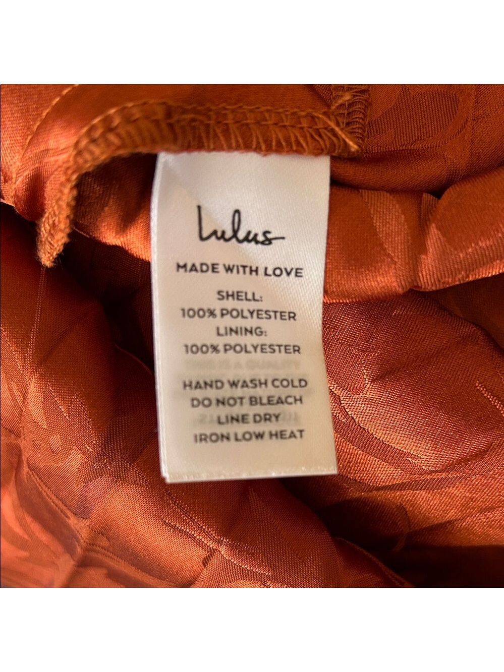 Lulu's Regal Rust Pleated Midi Dress size XS - Picture 13 of 13